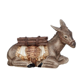 Conjunto de 13 peças de Presépio de Natal Pintado à Mão - Família Sagrada