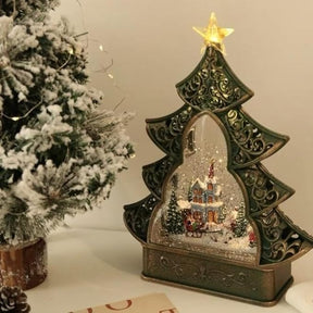 Globo Árvore de Natal Musical com Luz 30cm